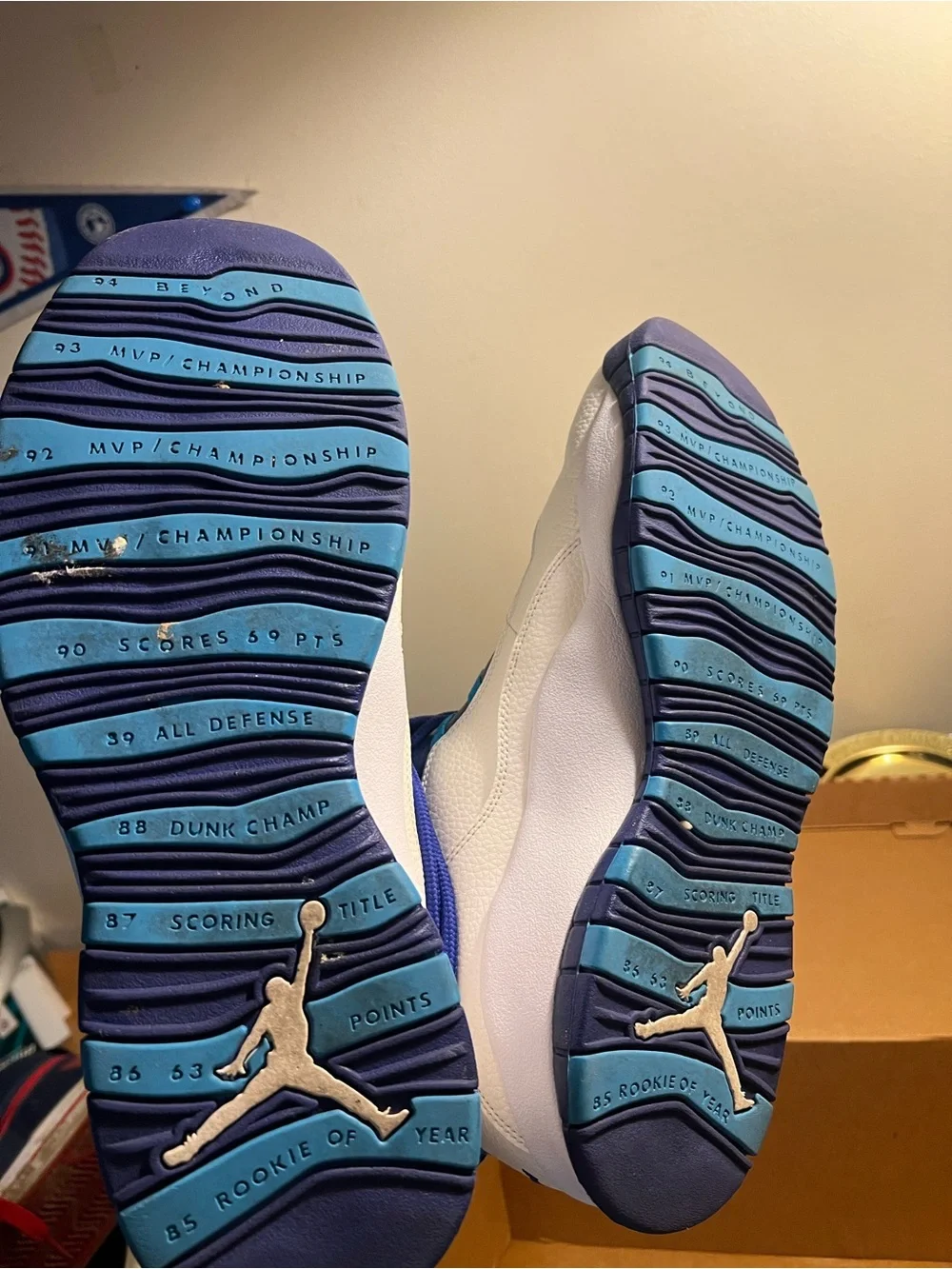 Nike Jordan 10 City Edition-Charlotte Hornets Mens 13